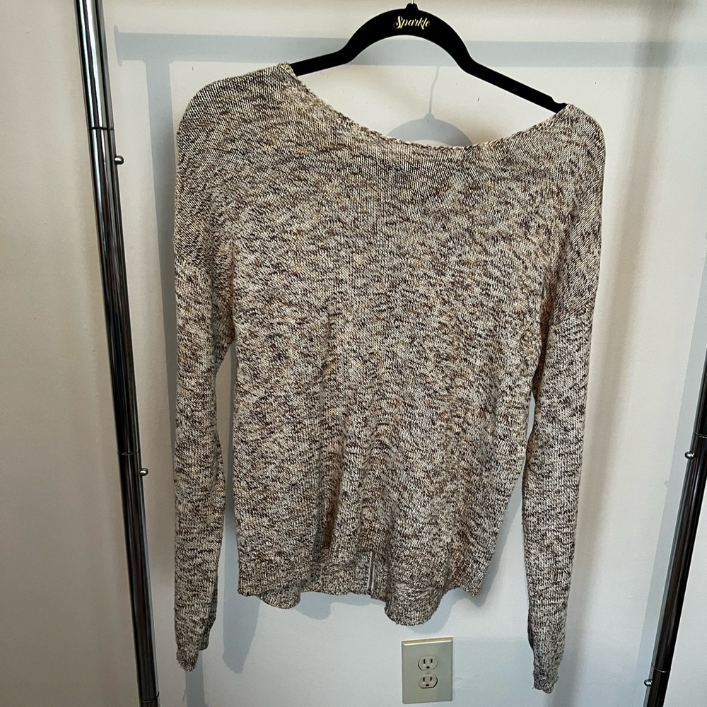 The Limited Sweater with Zipper back